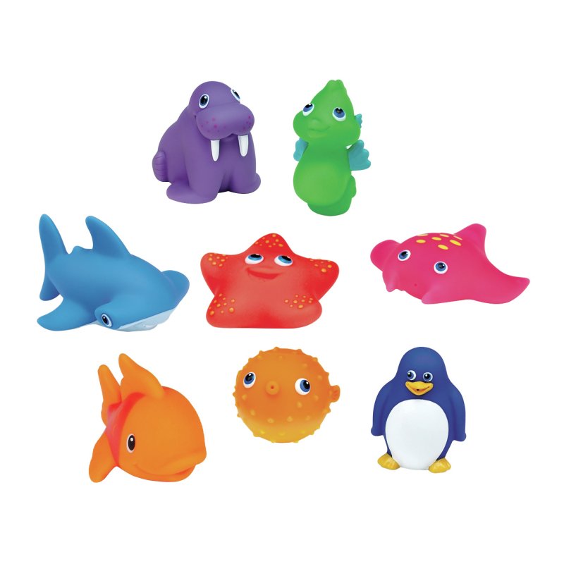 Munchkin Floating Ocean Animal Bath Squirt Toys for Baby
