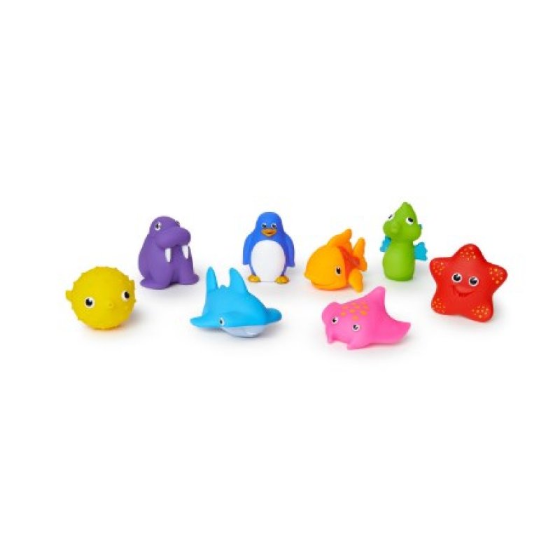 Munchkin Ocean Bath Squirts - 8 Pack Bath toy Multicolour
