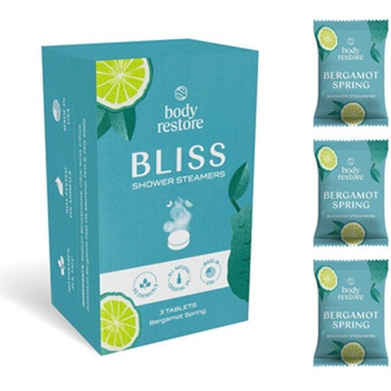 Body Restore Spring Shower Steamers Set Bergamot