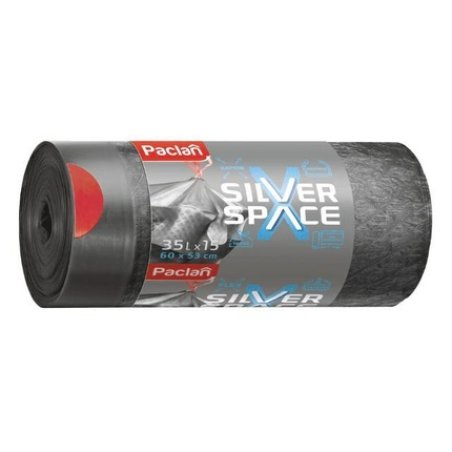 Paclan Trash Bags 35l A15 Silver Space 5110