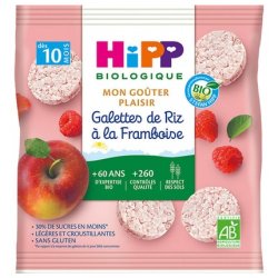 Hipp My Fun Snack Organic Rice Cakes with Raspberry for 10 Months 30g