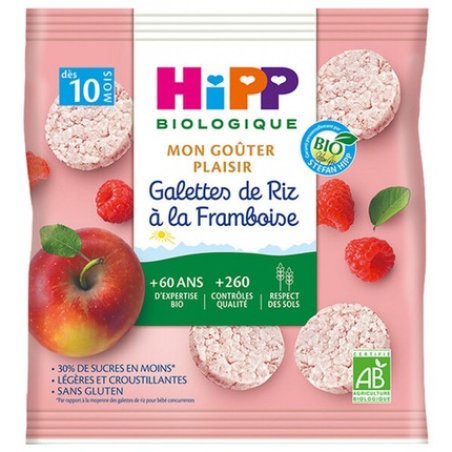 Hipp My Fun Snack Organic Rice Cakes with Raspberry for 10 Months 30g