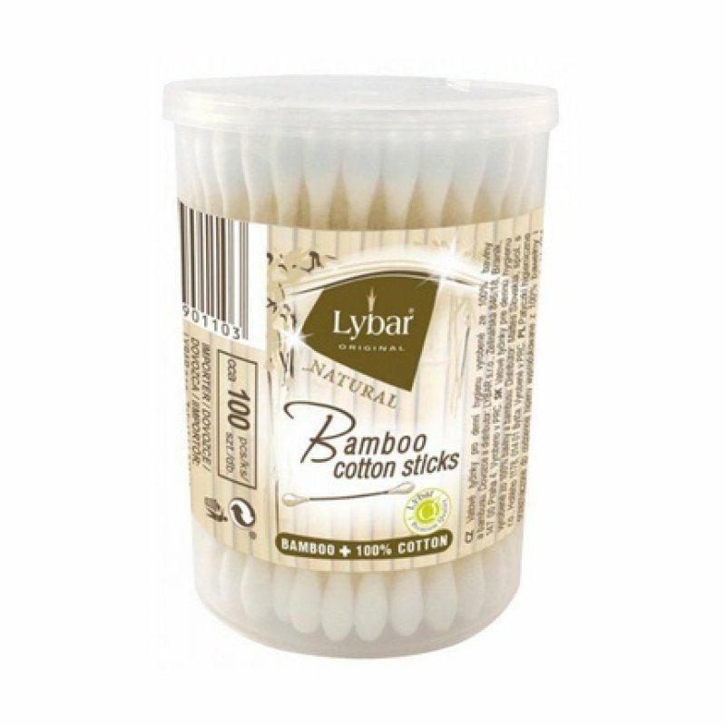Mattes Lybar A100 Cosmetic Sticks Bamboo Round Box