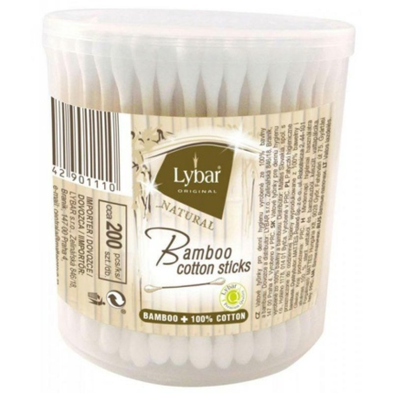 Mattes Lybar A200 Cosmetic Sticks Bamboo Round Box