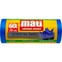 Mati Waste Bin 60l20 Hdldpe Blue