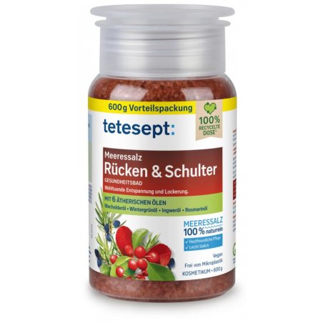 Tetesept 200000765 sel et minéraux de bain 600 g Solide Sels de bain