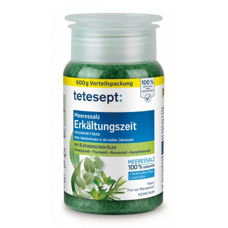 tetesept Meeressalz Bath Additive Cold Season with Essential Oils 600g