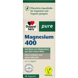 Doppelherz Pure Magnesium 400 Vegan 60 Capsules