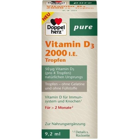 Doppelherz Pure Vitamin D3 Drops 9.2ml