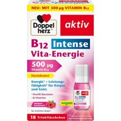 Doppelherz B12 Intense Vita-Energy High Dose with 500mcg Vitamin B12 per Drink Bottle
