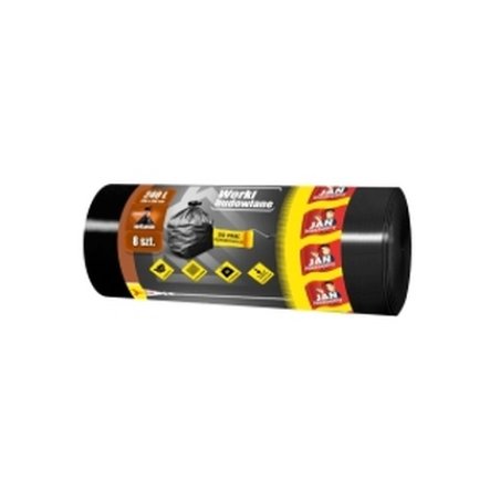 Jan Niezbedny Construction Waste Bag 240l8 Black