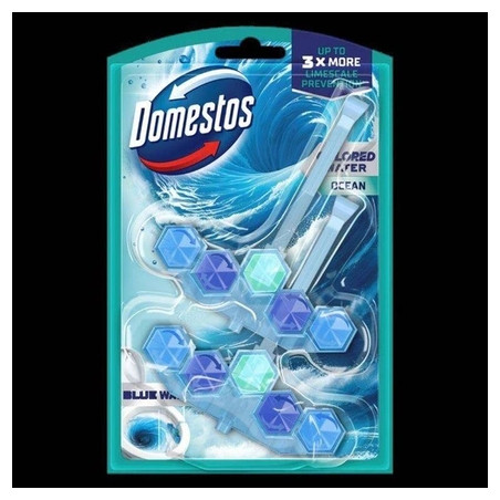 Domestos Power 5 Blue Water Ocean Toilet Block 2 X 48 Grams