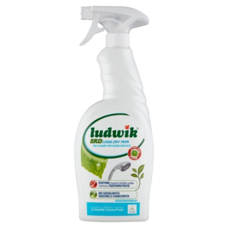 Ludwik Eco-Friendly Shower Gel Liquid with Citrus and Eucalyptus Fragrance 750ml