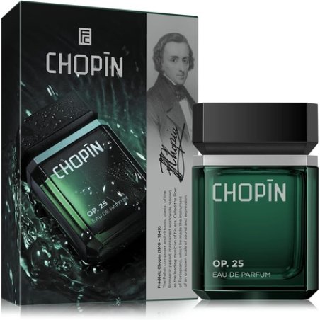 CHOPIN Op.25 Perfume for Men 100ml Eau de Parfum with Timeless Black Pepper Jasmine Woodsy Scent Dynamic Wood Fresh
