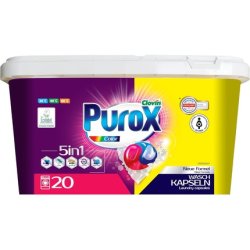 Purox Color Laundry Capsules 20 Washes Dual-Compartment for Coloured