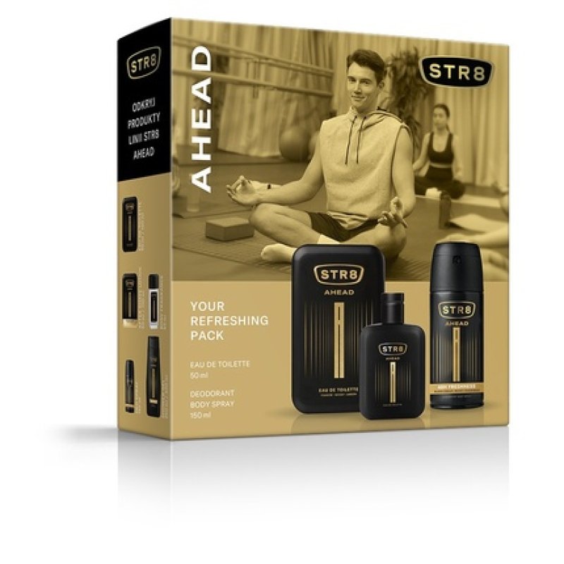 Sarantis Str 8 Gift Set Ahead Eau De Toilette 50ml Deodorant Spray 150ml