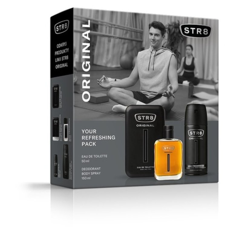 Sarantis Str 8 Gift Set Original Eau De Toilette 50ml And Deodorant Spray 150ml