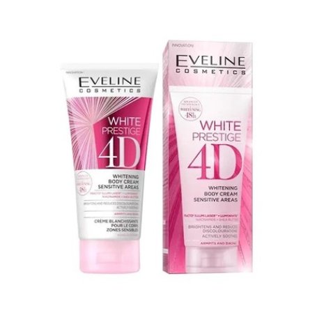 Eveline White Prestige 4D Whitening Body Cream for Sensitive Areas 100ml