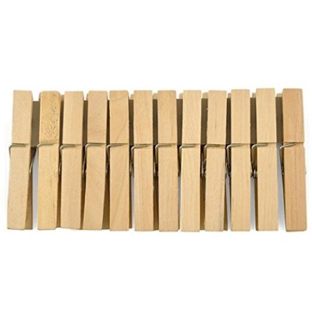 Home Set Of 12 Wooden Laundry Clips Gig 4