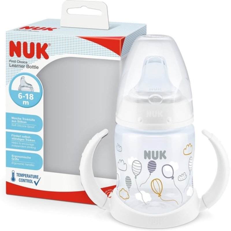 Nuk First Choice Sippy Cup 150ml with Easy-Grab Handles and Orthodontic Silicone