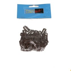 Eurostil Bag Of 50 Clips Extensions Brown 2 3 Cm