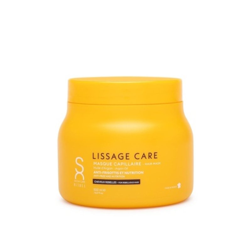 Rituel Lissage Care Hair Mask with Argan Oil for Disciplined, Silky-Smooth Hair