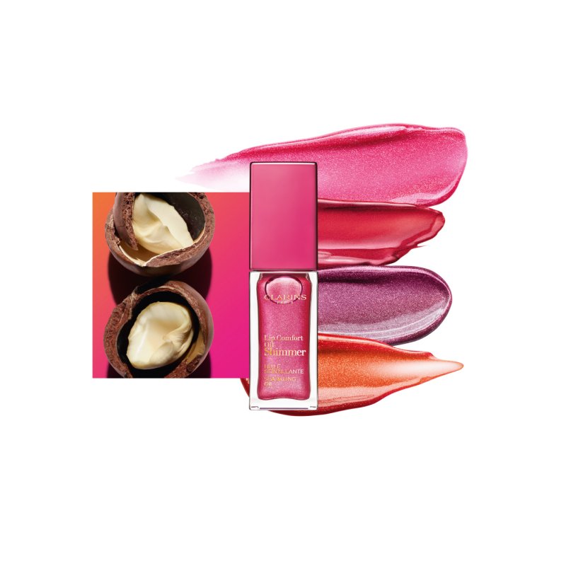 Clarins Lip Comfort Oil Shimmer brillant à lèvres 7 ml 05 Pretty in Pink