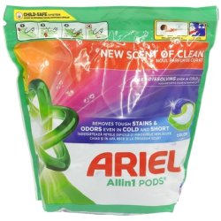 Ariel Detergent Capsule 65 Count Pods All In 1 Color Powerful Cleaning