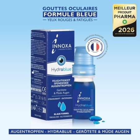 Innoxa Laboratoires Blue Formula Eye Drops for Whitening the Whites of the Eyes