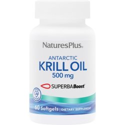 Natures Plus Antarctic Krill Oil 60 Softgels Supports Brain & Joint Health