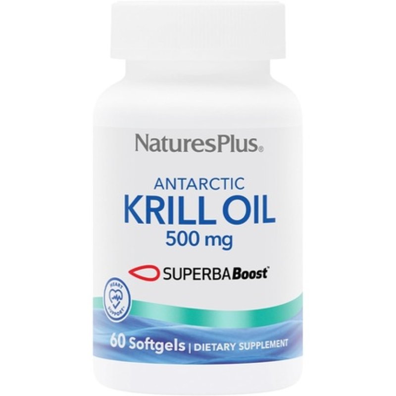 Natures Plus Antarctic Krill Oil 60 Softgels Supports Brain & Joint Health