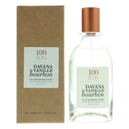 100 Bon Davana Vanilla Bourbon Natural Ingredients Eau De Parfum 50ml Unisex Spray