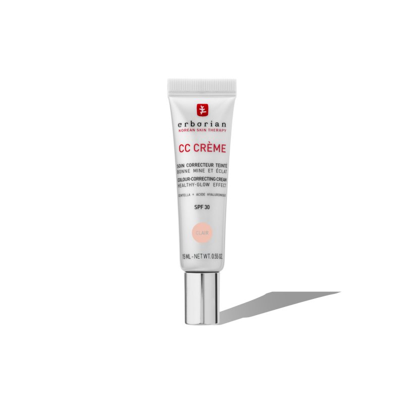 Erborian Cc Cream With Centella Spf30 Light 15 Ml Super Bb Concealer Spf25 Nude 3 Ml