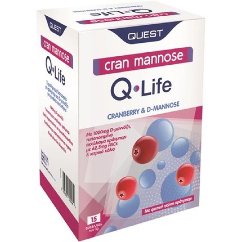 Quest Quest Q-Life Cran Mannose - 15 Sachets