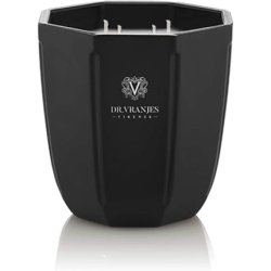 Dr Vranjes Decorative Scented Candle Onice Ambra 500g 18oz Refined Colored Glass Vessel Handmade Octagonal Form Color