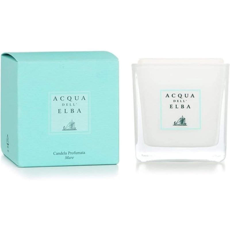 Acqua Dell'elba Mare Scented Candle Stylish Modern Luxury Home Fragrance Decor Aromatherapy Notes Of Rosemary Lemon Sea