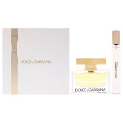 Dolce And Gabbana The One For Women 2 Pc Gift Set With 25oz Edp Spray And 033oz Edp Spray Mini