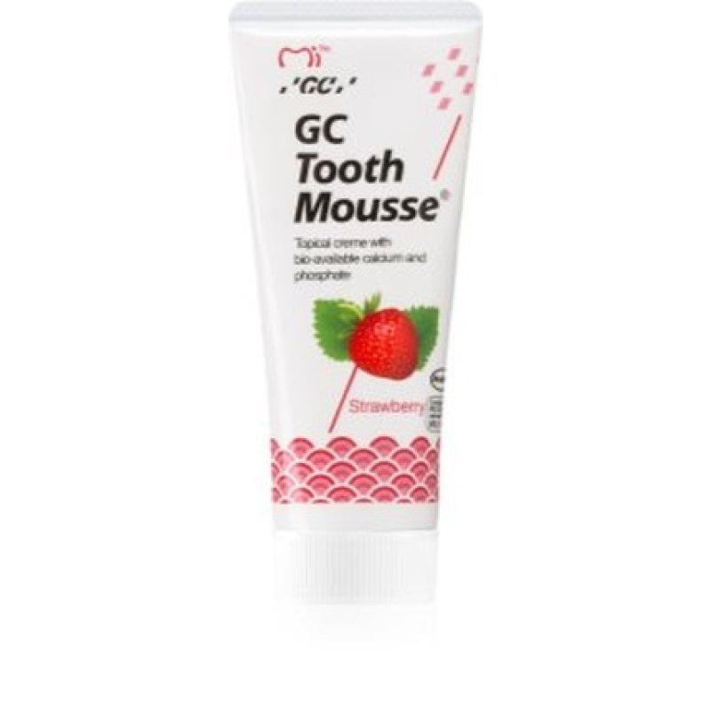 Gc Tooth Mousse 35 Ml Remineralizing Cream For Sensitive Teeth Without Fluoride