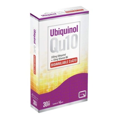 HealthCentre Quest Ubiquinol Qu10 100mg Vitamin B6 Bioavailable 30 Tablets