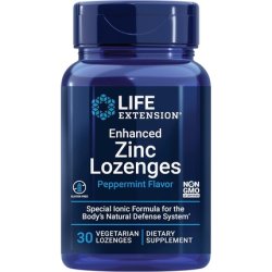Life Extension Enhanced Zinc Lozenges Zinc Acetate Optimal Immune Support