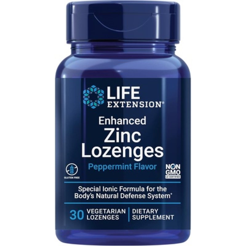 Life Extension Enhanced Zinc Lozenges Zinc Acetate Optimal Immune Support