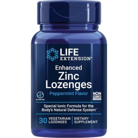 Life Extension Enhanced Zinc Lozenges Zinc Acetate Optimal Immune Support