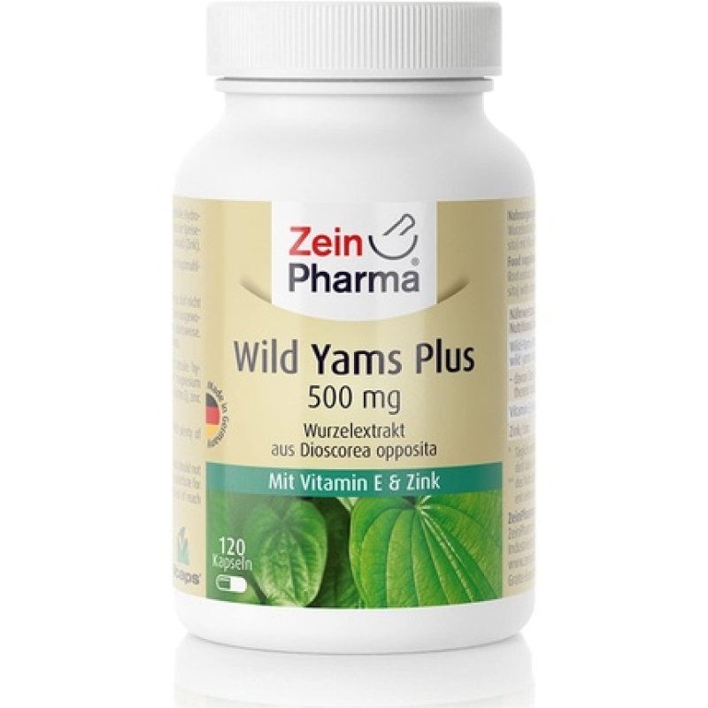 ZeinPharma Mexican Wild Yams 120 Vegetarian Capsules 1 Pack 75g