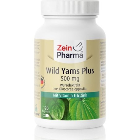 ZeinPharma Mexican Wild Yams 120 Vegetarian Capsules 1 Pack 75g
