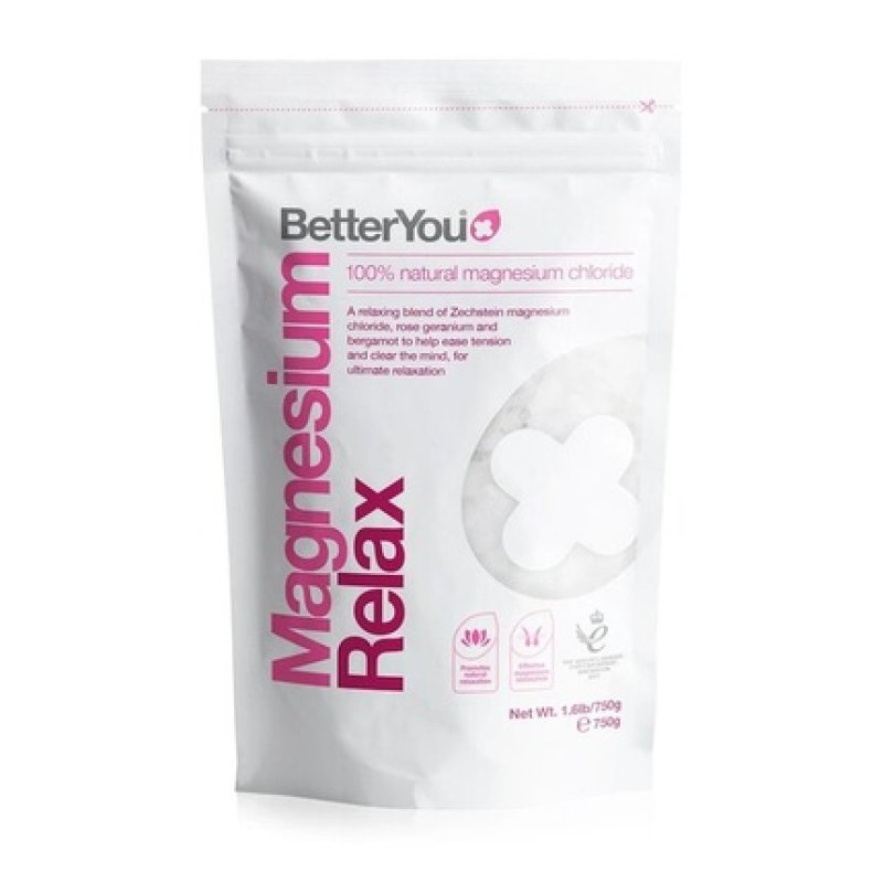 Betteryou Magnesium Flakes Relax 750 Grams