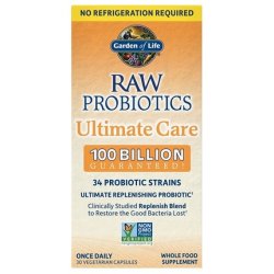 Garden Of Life Raw Probiotics Ultimate Care 30 Vegetable Capsules