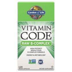 Garden Of Life Vitamin Code Raw Bcomplex 120 Vegan Capsules