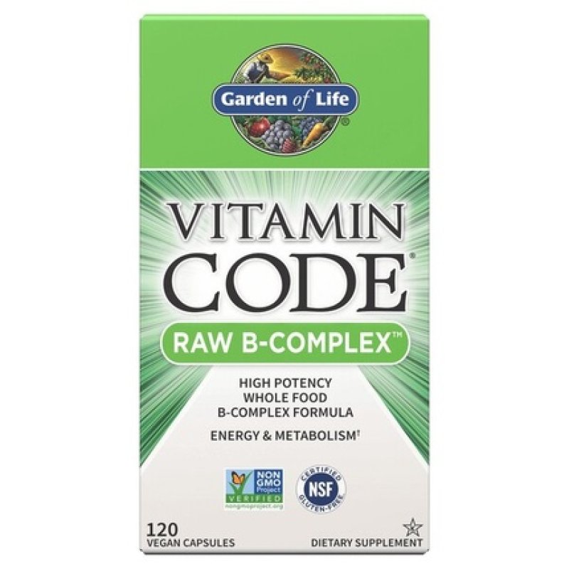 Garden Of Life Vitamin Code Raw Bcomplex 120 Vegan Capsules