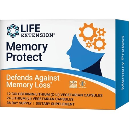 Life Extension Memory Protect Brain & Memory Health Support Formula Neuro Supplement 36 Capsules