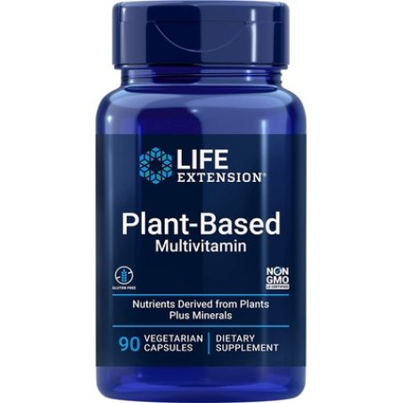 Life Extension Plant-Based Multivitamin with Minerals and Plant-Derived Vitamins 90 Vegetarian Capsules